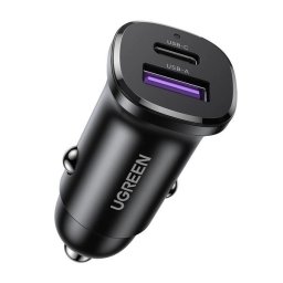 EC305 1x USB-A + 1x USB-C 3A 30W Negru
