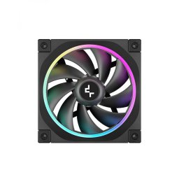 Ventilator DeepCool FL12R, 120mm, 500-2150 RPM, FDB, 55 cfm, , 4pin PWM, negru, R-FL12R-BKAPN1-G (timbru verde 0.18lei) - 6933412785156