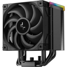 COOLER DeepCool AK500 DIGITAL PRO skt. Intel si AMD, racire cu aer, vent. 120mm, 500 - 1750 rpm, 5 heatpipes, inaltime 162mm, afisaj digital,R-AK500-BKAPMN-G (timbru verde 0.8 lei)