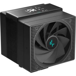 COOLER DeepCool ASSASSIN IV VC VISION skt. Intel si AMD, racire cu aer, vent. 1 x 140mm + 1 x 120mm, 500 - 1800 rpm, 7 heatpipes, inaltime 172mm, afisaj digital,R-ASN4-BKNVMD-G (timbru verde 0.8 lei)