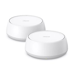 MESH TP-LINK wireless, Wi-Fi 7 BE3600 Tri-Band, pt int, 3600 Mbps, 2×2.5 Gbps WAN/LAN,2.4 GHz5 GHz,antena int x 8, standard 802.11be Deco BE25(2-pack) (timbru verde 2 lei)