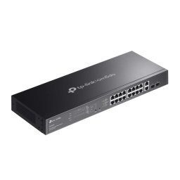 SWITCH TP-LINK Omada 20-Port Gigabit Easy Managed Switch cu 16-Port PoE+,125W buget POE, carcasa metalica ES220GMP (timbru verde 2 lei)