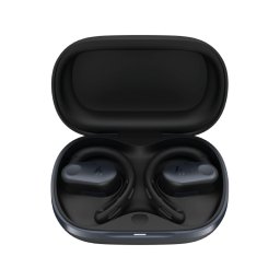 CASTI Edifier, wireless, intraauriculare - butoni, design cu carlige rotative, pt smartphone, microfon pe casca, conectare prin Bluetooth 5.4, negru, USB-C, IP55, COMFO-FLEX-BK, (include TV 0.15 lei)