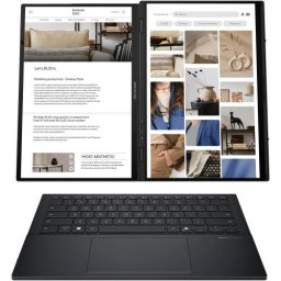 ASUS Zenbook DUO UX8406CA Intel Core Ultra 9 14inch 3K 32GB 1TB M.2 NVMe PCIe 4.0 SSD Intel Arc Graphics W11P 3Y Basalt Gray UX8406CA-PZ166X (timbru verde 4 lei)