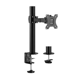 SUPORT de birou LOGILINK, pt 1 TV/monitor plat, diag. max 32 inch, rotatie, inclinare, verticala, max 9 Kg, negru, BP0104