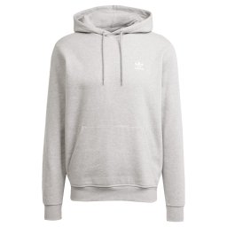 ADIDAS ORIGINALS Bluză de molton 'Essentials' gri amestecat / alb