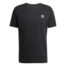 ADIDAS ORIGINALS Tricou 'Trefoil Essentials' negru / alb