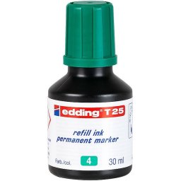 Tus pentru marker permanent Edding T25, 30 ml, verde