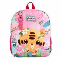 Ghiozdan Bangoberry, cu set pinuri Tiggy Tigrisorul, 21 x 23 x 9 cm