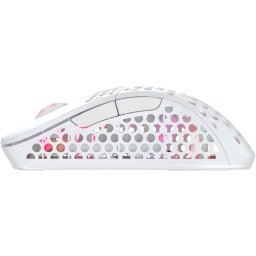 Mouse Xtrfy M4 RGB Wireless – Gaming, wireless 2.4 GHz + USB, optic până la 19.000 DPI, 6 butoane + scroll, alb