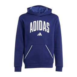 ADIDAS SPORTSWEAR Hanorac sport albastru închis / alb