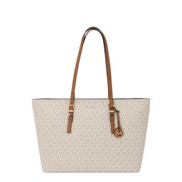 MICHAEL Michael Kors Plase de cumpărături bej închis / alb murdar