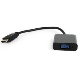 ADAPTOR GEMBIRD HDMI 1.4 la VGA (T/M)(cablu 15cm), single port, black