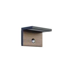 Aplică LED de exterior cu senzor NATURA LED/12W/230V 4000K IP54 maro/antracit
