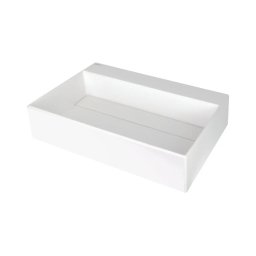 Lavoar CORREO Deante CQR_AU6M, pentru montare pe blat, 40 x 60 cm, granit/alabastru
