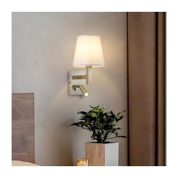 Lampă LED de perete Brilagi DAYA 1xE14/40W/230V + LED/3W alb/crom mat