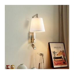Lampă LED de perete Brilagi RAYA 1xE14/40W/230V + LED/3W alb/crom mat