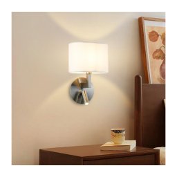 Lampă LED de perete Brilagi DAYA 1xE14/40W/230V + LED/3W alb/crom mat