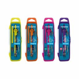 Trusa compas Mitama, 4 accesorii, diverse culori
