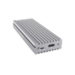 HDD Rack IcyBox External enclosure for M.2 NVMe SSD, USB 3.1 Type-C, Silver
