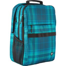 Rucsac Campus XL Tartan Plaid pentru Laptop de 16.1" Negru-Albastru
