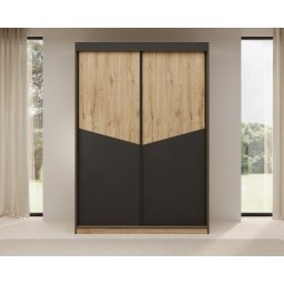 Dulap cu usi glisante, 150x65x216 cm, Atson 150, ADRK Furniture