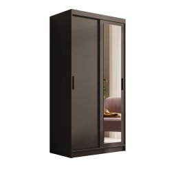 Dulap cu usi glisante si oglinda, 100x60x205 cm, Hailey 100, ADRK Furniture