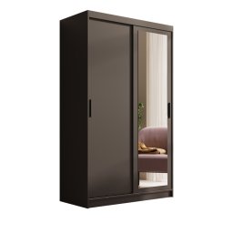 Dulap cu usi glisante si oglinda, 120x60x205 cm, Hailey 120, ADRK Furniture