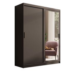 Dulap cu usi glisante si oglinda, 160x60x205 cm, Hailey 160, ADRK Furniture