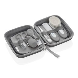Set ingrijire bebelusi cu 9 piese BabyJem Grooming Gri