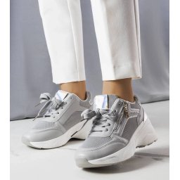 Gemre Adidași cu platformă gri Stacey