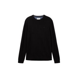 TOM TAILOR Pulover negru