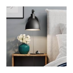 ByRydens 4300120-4007 - Lampă de perete BAZAAR MINI 1xE27/5W/230V negru