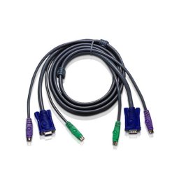 ATEN Cablu KVM (SVGA, PS/2, PS/2) - 3m