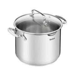 Oala Tefal G7197955 Duetto + capac, 6.1L, 22cm, Inox