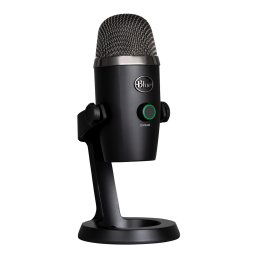 Microfon Profesional Blue Yeti Nano USB, PC & Mac, Gaming, Podcast, Streaming, Recording, Multi-Pattern, Black