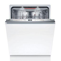 Masina de spalat vase incorporabila Bosch SMV6ZCX03E, 14 seturi, 8 programe, Clasa C, Home Connect, 60 cm, Alb
