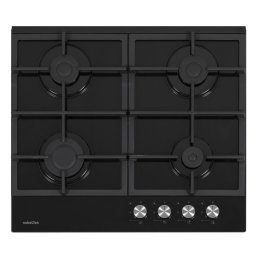 Plita incorporabila NobeLTek NHBG-6421BKF, gaz, sticla, negru