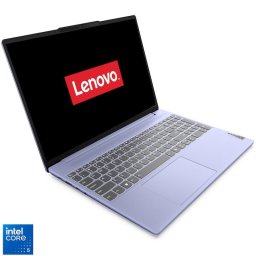 Laptop Lenovo IdeaPad Slim 5 15IRH9R, Procesor Intel® Core™ 5 210H pana la 4.8GHz, Display 15.3" WUXGA, IPS, Memorie 16GB LPDDR5x RAM, SSD 1TB, Intel® Graphics, Free DOS, Violet 83J6000DRM (INT Keyboard)
