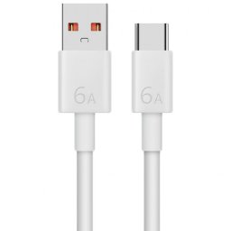Cablu Date si Incarcare USB-A - USB-C Huawei, 66W, 1m, Alb