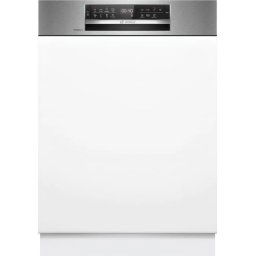 Masina de spalat vase semi-incorporabila Bosch SMI6ZCS16E, 14 seturi, 8 programe, Silence Pro, Perfect Dry, Sistem Rackmatic, TimeLight, EmotionLight, Tab-count, EcoSilence Drive, Home Connect, 60 cm, Clasa B