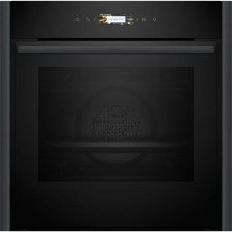 Cuptor incorporabil NEFF B59CR7KY0, Electric, 71 l, Grill, Ventilator, Display TFT Full Touch 3.7", Flex Deign, Asistent Vocal, Home Connect, Wi-Fi Negru