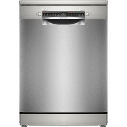 Masina de spalat vase Bosch SMS6ZCI10E, 14 seturi, 6 programe, PerfectDry, Sistem Rackmatic, Silence Pro, Tab-count, Home Connect, EcoSilence Drive, Clasa B, 60 cm, Inox anti-amprenta