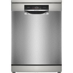 Masina de spalat vase Bosch SMS8TCI04E, 14 seturi, 8 programe, PerfectDry, Touch control, EcoSilence Drive, Home Connect, Sistem Rackmatic, SilencePlus, Tab-count, EmotionLight, Clasa A, 60 cm, Inox anti-amprenta