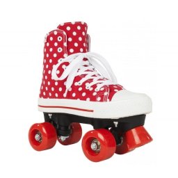 Role Rookie Canvas High Polka Dots 40.5 , rosu/alb