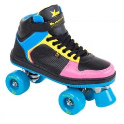 Role Rookie Hype Hi Top Trainer, Marimea 33 Eu, Negru Albastru Roz, RKE-SKA-2060