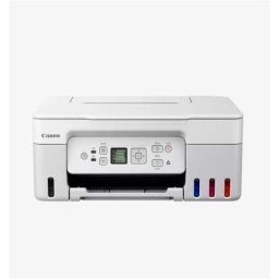 Multifunctional inkjet color CISS Canon Pixma G3470 White, dimensiune A4(Printare, Copiere, Scanare), viteza imprimare 11ipm alb-negru, 6ipm color,rezolutie printare 4800x1200 dpi, imprimare fara margini, alimentare hartie 100 coli, scanner CIS, Alb-Gri
