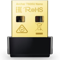 Adaptor Wireless TP-LINK Archer T600U Nano, USB 2.0, Dual-Band, Rata de Semnal 5GHz 433Mbps, 2.4GHz 200Mbps