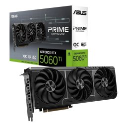Placa Video ASUS PRIME GEFORCE RTX 5060 TI OC, 8GB, GDDR7 128 bit, PCIE 5.0, 1x HDMI, 3x Displayport