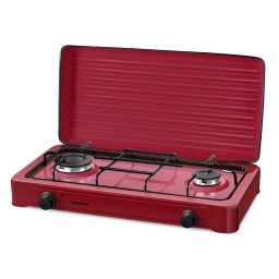 Plita exterior NobeLTek NLT PE2GR, gaz, 2 arzatoare, rosu